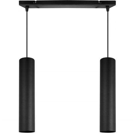 LÁMPARA DE TECHO MODERNA COLGANTE LÁMPARA LED NEGRA