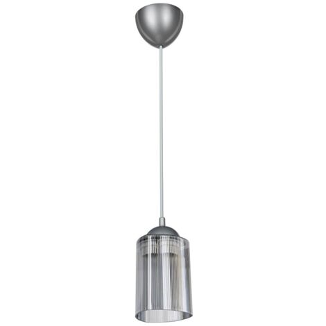 Lámpara de techo Optical MDL3871 con pantalla triangular de plástico ahumado H70xL11.