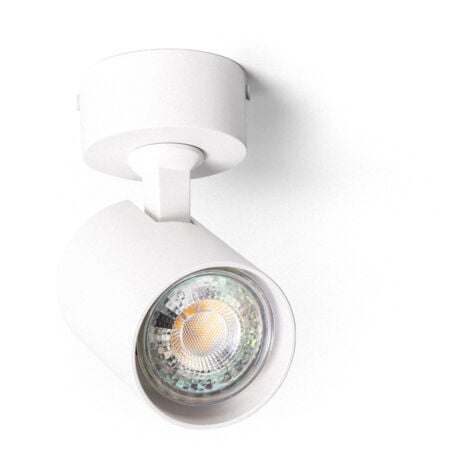 LEDKIA Lámpara de Techo Orientable Nona Blanco Blanco