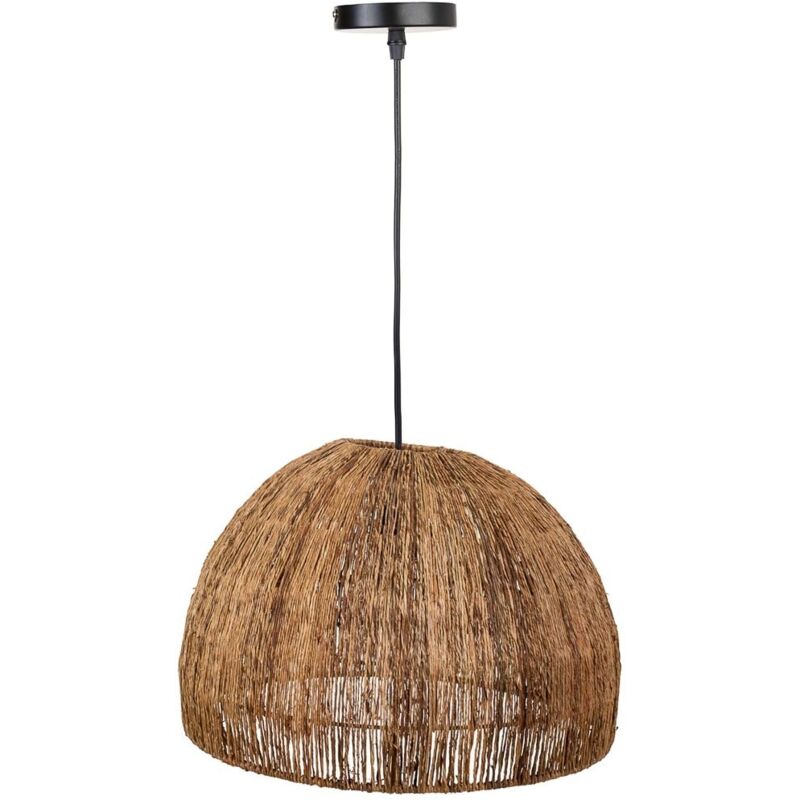 Wanderlust Deco - Lámpara de techo de yute marrón 39x39x26