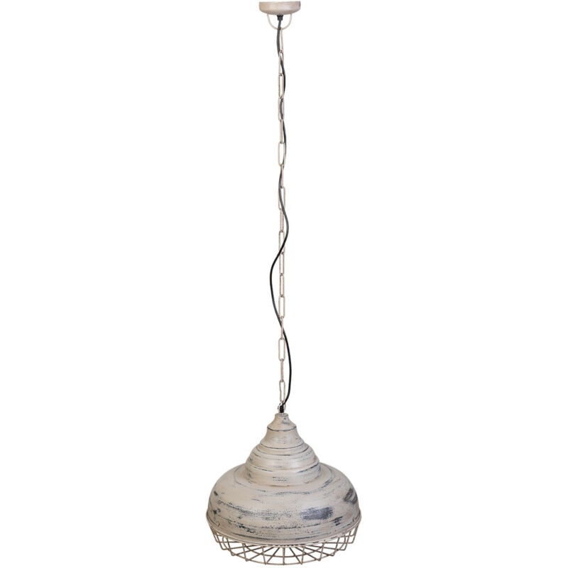 Lampara de techo de metal gris 44x44x43h cn