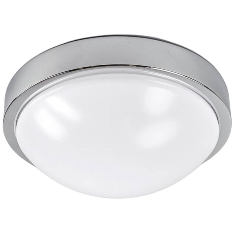 

Lámpara de techo para baño Elucio en cromo, IP44