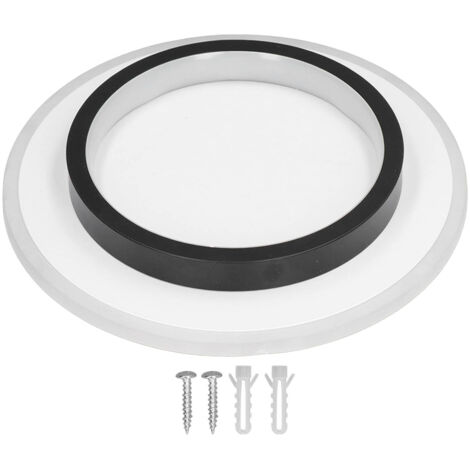 Lámpara de techo/pie LED elegante y sencilla, luminaria para pasillo, blanco/negro, 85-265V