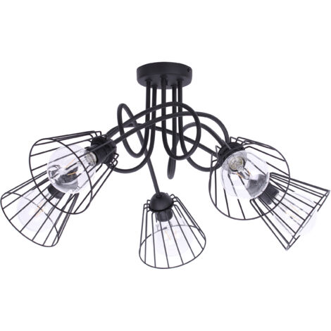 Lámpara de techo Plafón Araña LOFT VINTAGE RETRO