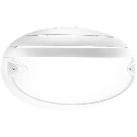 Lámpara de techo Prisma CHIP oval con casquillo E27 Blanco IP55 005706