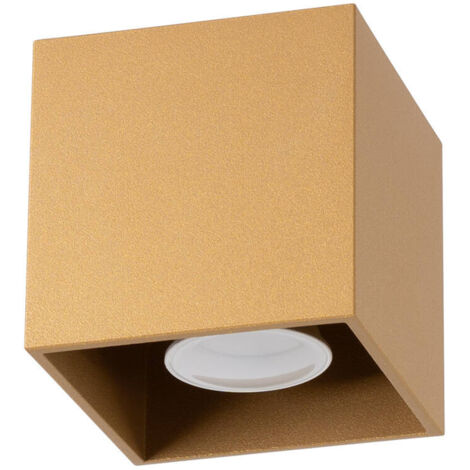 Lámpara de techo Quad dorado acero 1xGU10  10cm Sollux