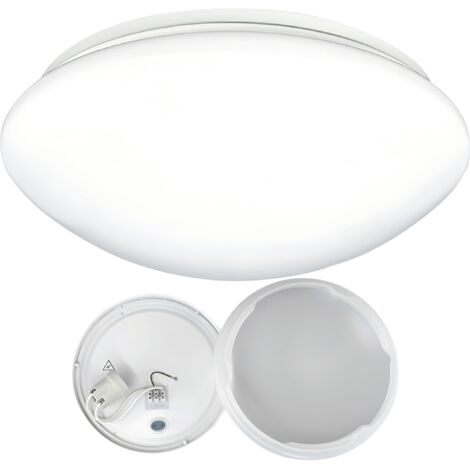 Lámpara de techo redonda DAISY RIVA IP44 1xE27 Blanco