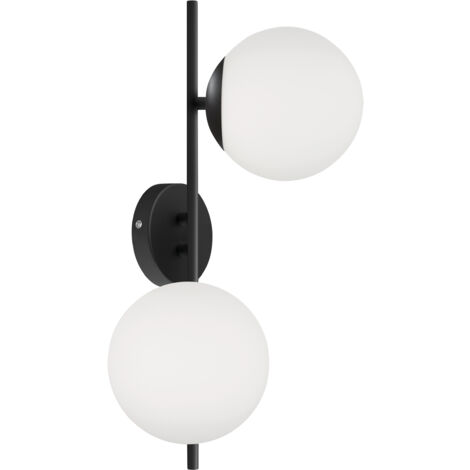 Lámpara de techo RONDO negro MATE 2xE27