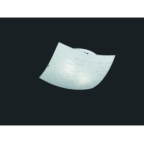 Lámpara de Techo Signa Cristal Blanco Signature Decorations 40x40 cm Trio Lighting