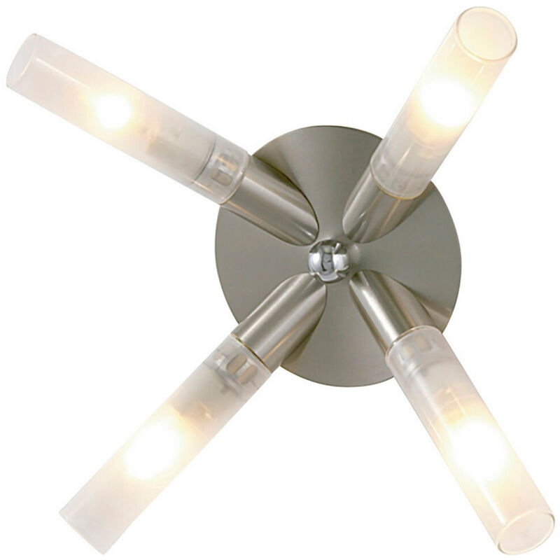 Inspired Sona Plafón 4 Luces G9 Cromo Satinado