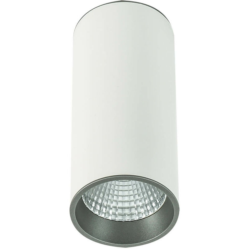 

11-italux - Lámpara de techo spot técnica y moderna Moldes Big WH / GR Ceiling 3000K Blanco, gris