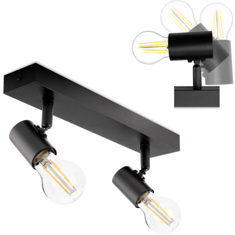 Lámpara de techo SPOT TUBA con reflector halógeno, 2 casquillos E27 GLESA LUMILED