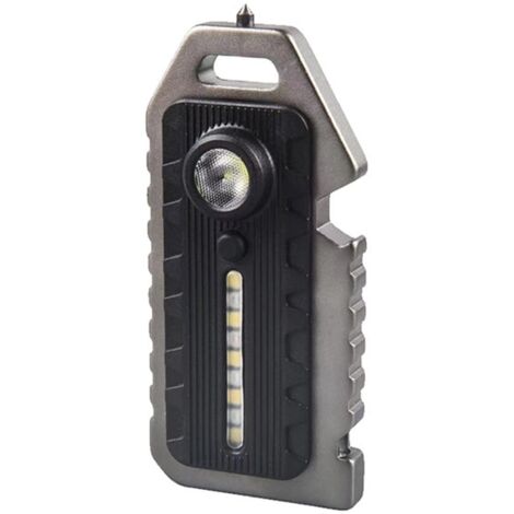 Lámpara de trabajo COB multifuncional de emergencia, ligera, con carga tipo C, de alto brillo y bajo consumo energético, ideal para exteriores.