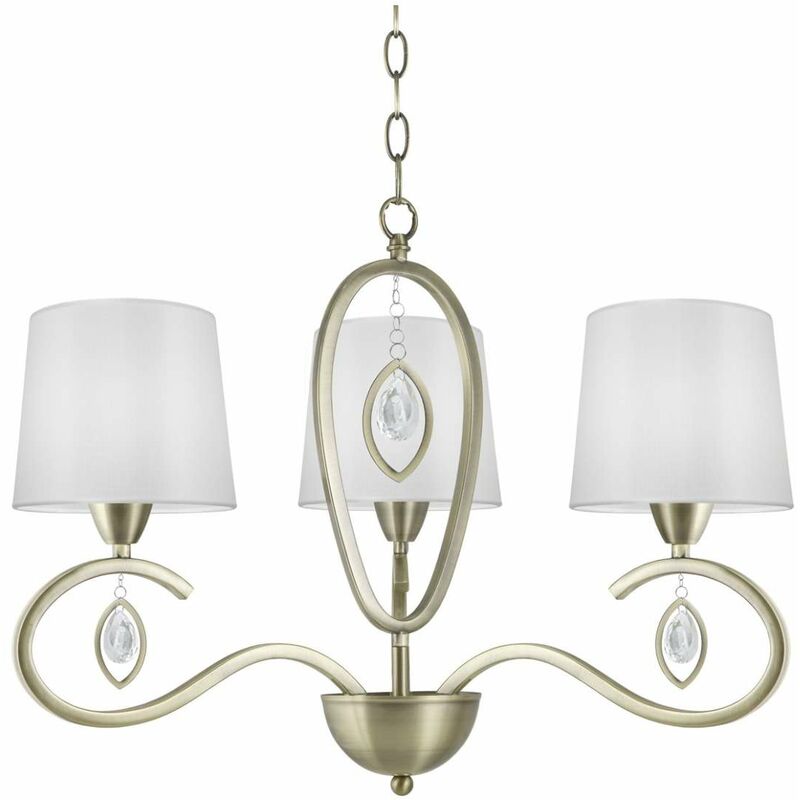 

Lampara de tres luces cuero, modelo Acai 46 cm(alto)48 cm(ancho)48 cm(largo).