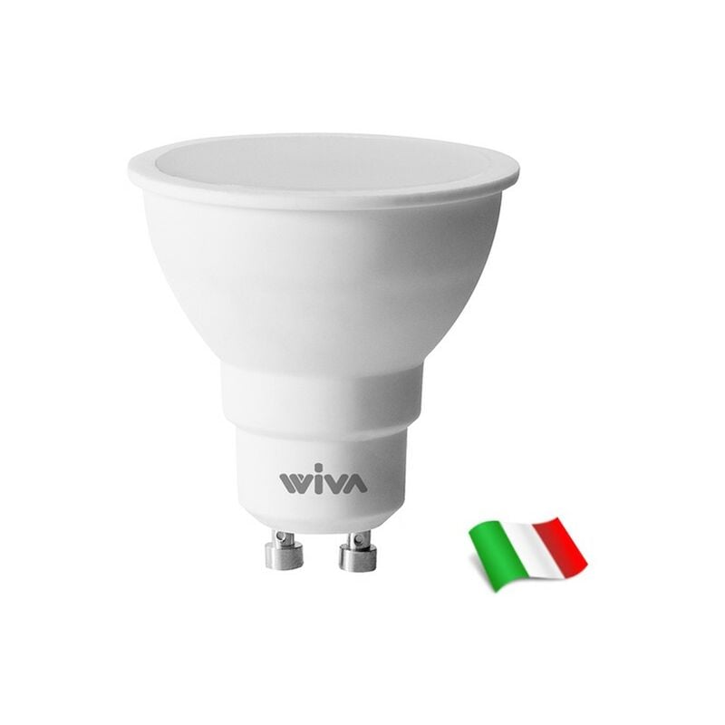 

Dicroica LED GU10 SMD 6W 4000K° Blanco 100° Wiva