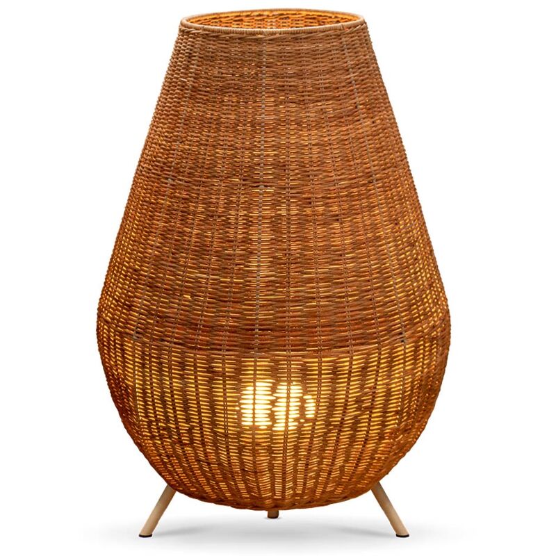 SAONA 70 cm de altura. Lámpara decorativa inalámbrica para interior y exterior. Luz LED recargable por USB. Hecho en España