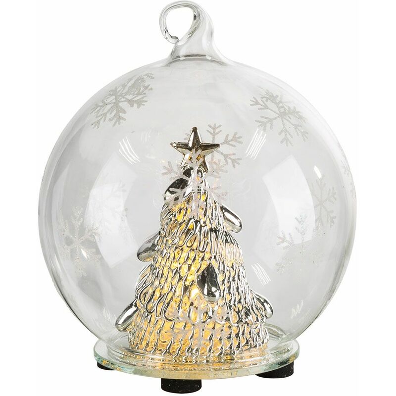 

Globo - Lámpara de decoración de mesa LED bola de cristal Navidad invierno abeto salón dormitorio diseño lámpara de estante