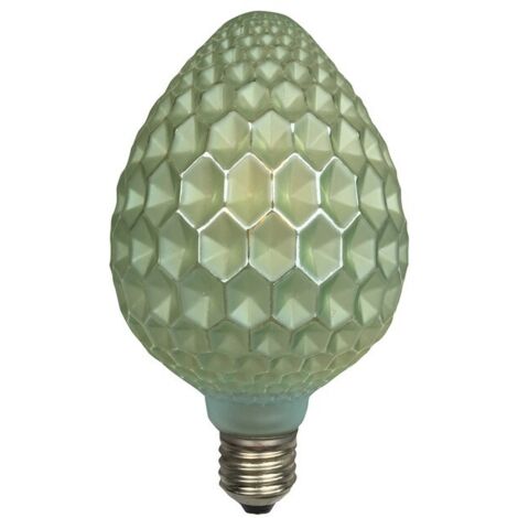 LAMPARA DECORATIVA FILAMENTO LED VERDE E27 6W 2700K 360º 230V