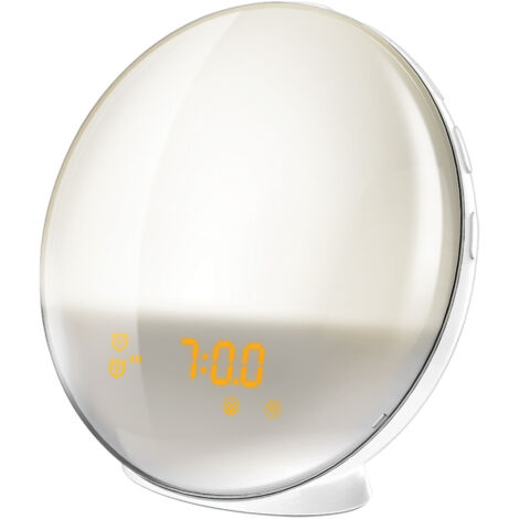 Lampara despertador luzambiente muvit io abs bl miolamp005 r
