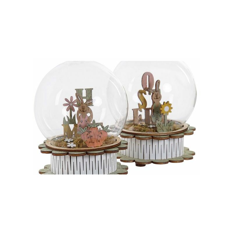 

Lámpara DKD Home Decor Animales LED (2 pcs) (10 x 10 x 4 cm)