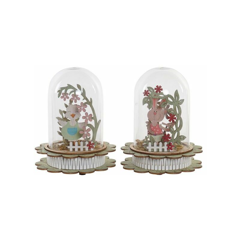 

Lámpara DKD Home Decor Animales LED (2 pcs) (14 x 14 x 18 cm)