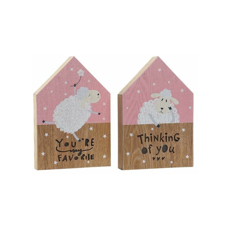 

Lámpara DKD Home Decor Oveja (2 pcs) (17 x 3 x 25 cm)