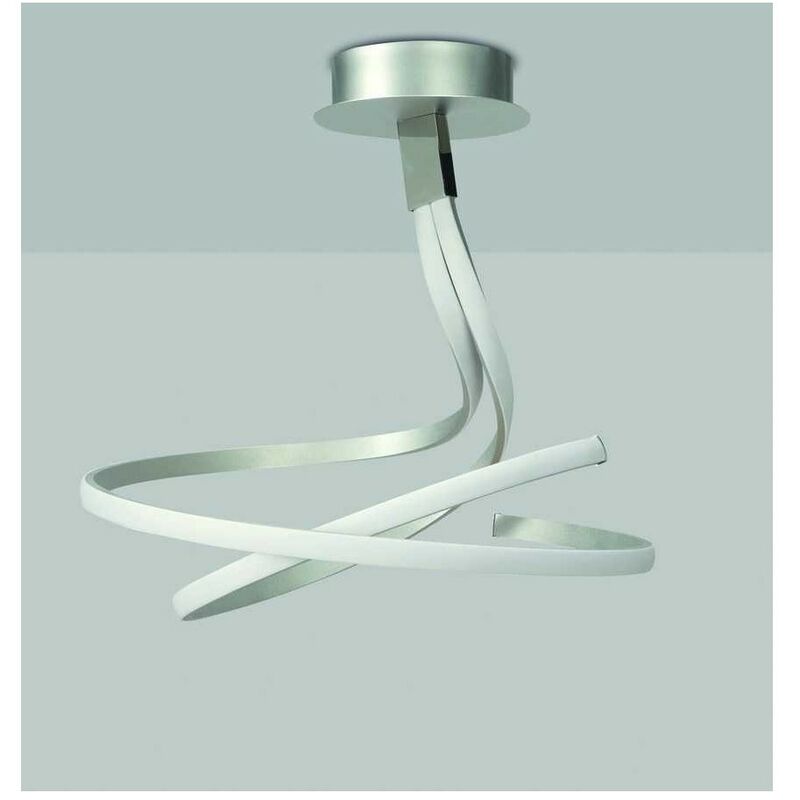 

Colgante doble led dimable modelo NUR cromo-plata de - Mantra