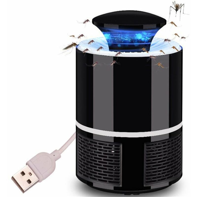 

Happyshopping - Lampara electronica Lampara LED con alimentacion por USB segura para el hogar Cocina Dormitorio Patio Patio Oficina,Negro, A04