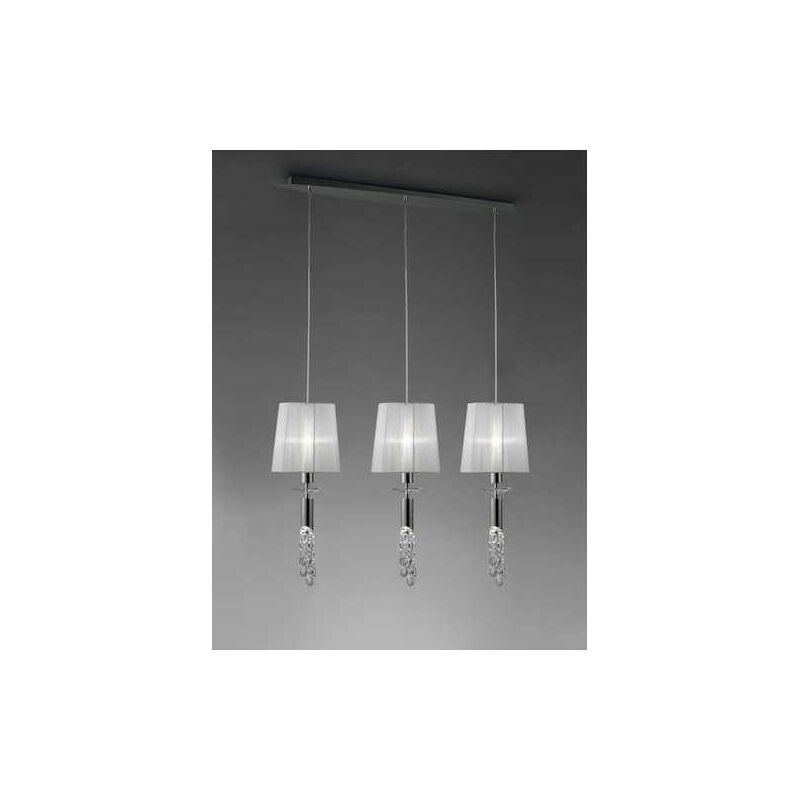 

Lámpara 3 Luces SERIE TIFFANY ACABADO Chrome