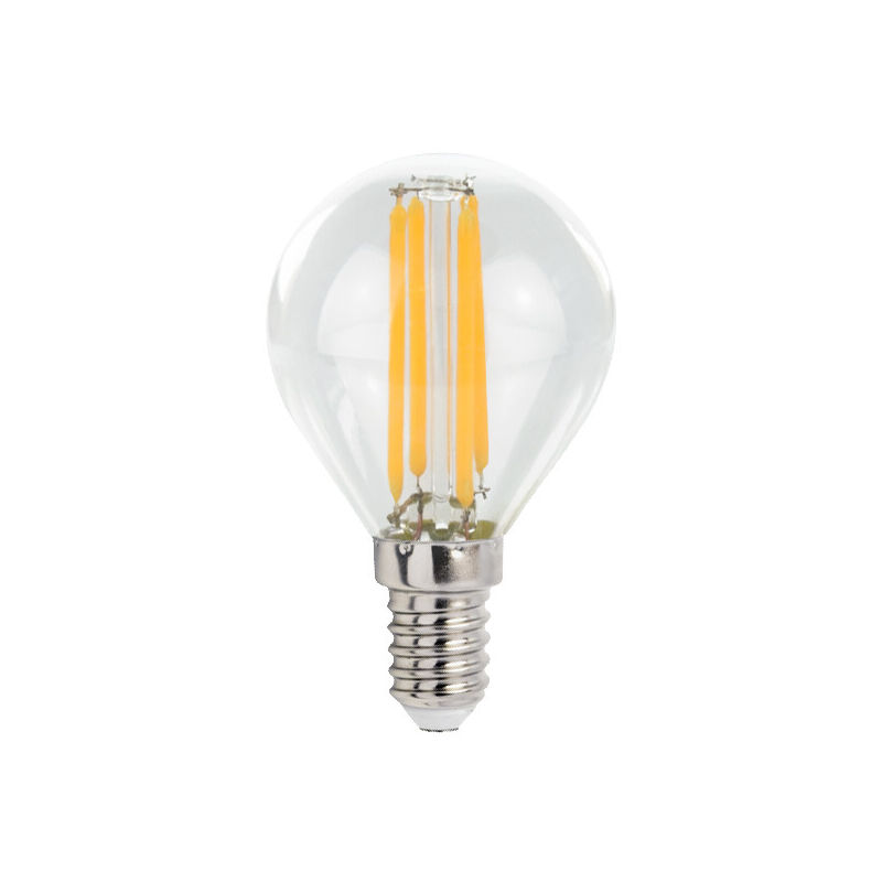 

Lámpara esferica cristal Led clara E14 4W 4000°K 510Lm ( WOJ+14334) - Spectrum