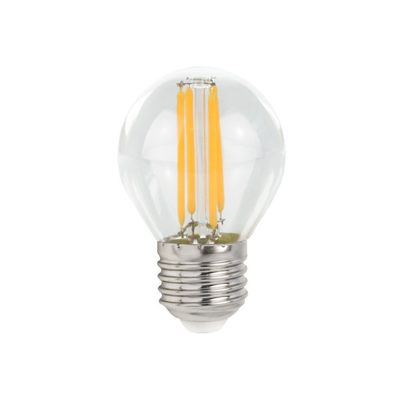 

Lámpara esferica cristal Led clara E27 4W 4000°K 510Lm ( WOJ+14335) - Spectrum