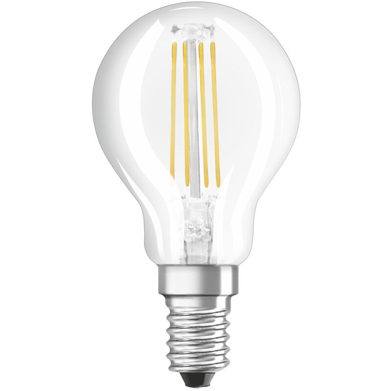 

Lámpara esférica cristal Led clara Retrofit E14 4W 4000°K 470Lm ( 4058075435209) - Osram