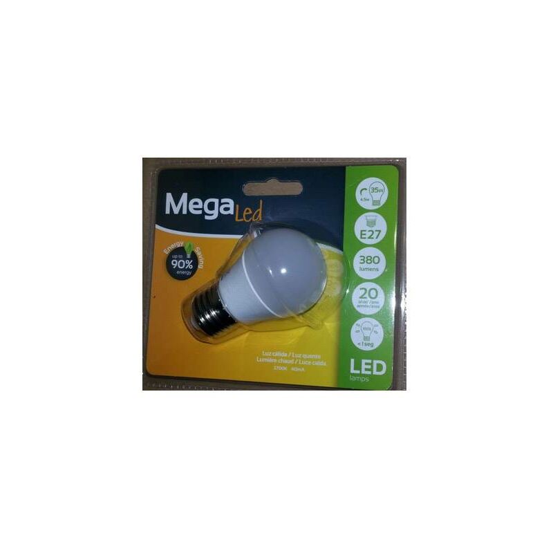 

Lampara Esferica Led E27 7W Luz Calida