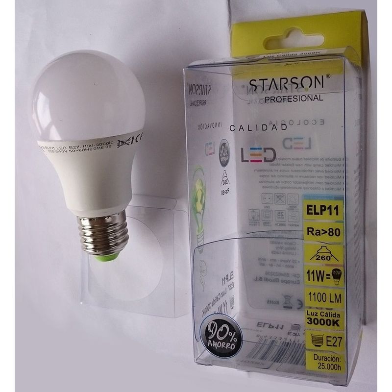 

Lampara Ilumin Led Estan E27 13W 1300Lm 3000K