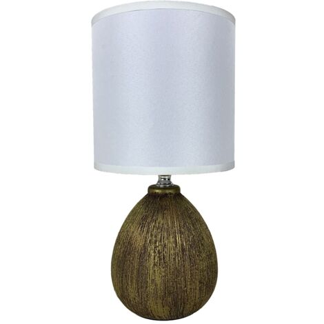 Lampara estela 2xe14 marron regx41x13 cm c/tulipas  cristal tallado ambar