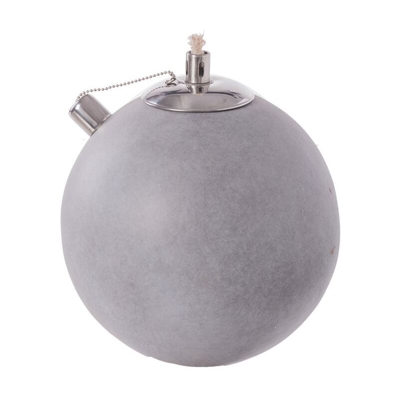 

Lámpara exterior bola de aceite moderna gris de 24x20x20 cm