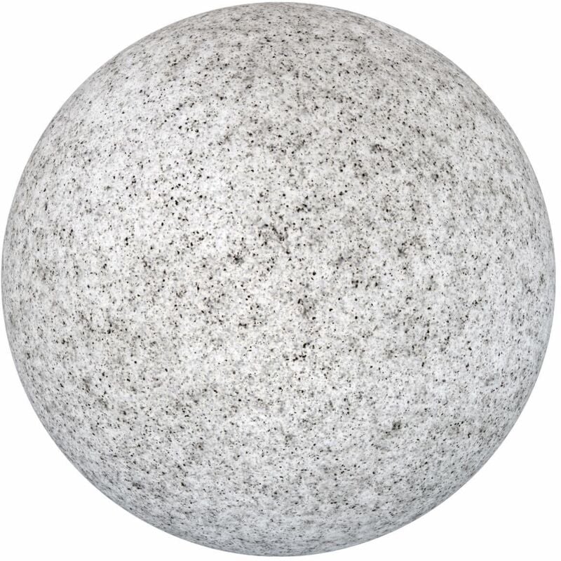 

Lámpara exterior bola efecto piedra de plástico HDPE gris de Ø 60x60 cm