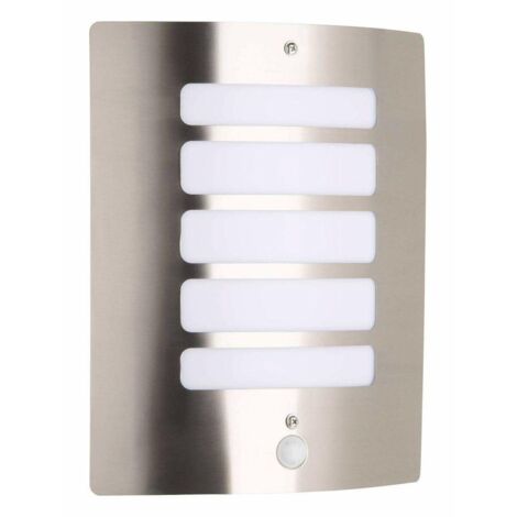 Lámpara exterior con detector TODD Acero bombilla E27 máx 60 W - Brilliant