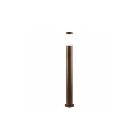 Lámpara exterior de aluminio fundido con difusor opalino de alta luminosidad corten