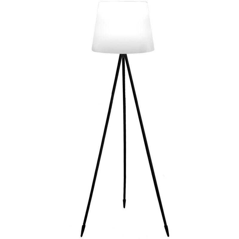 

Lámpara exterior Betta de pie de metal negra de Ø 60x150 cm