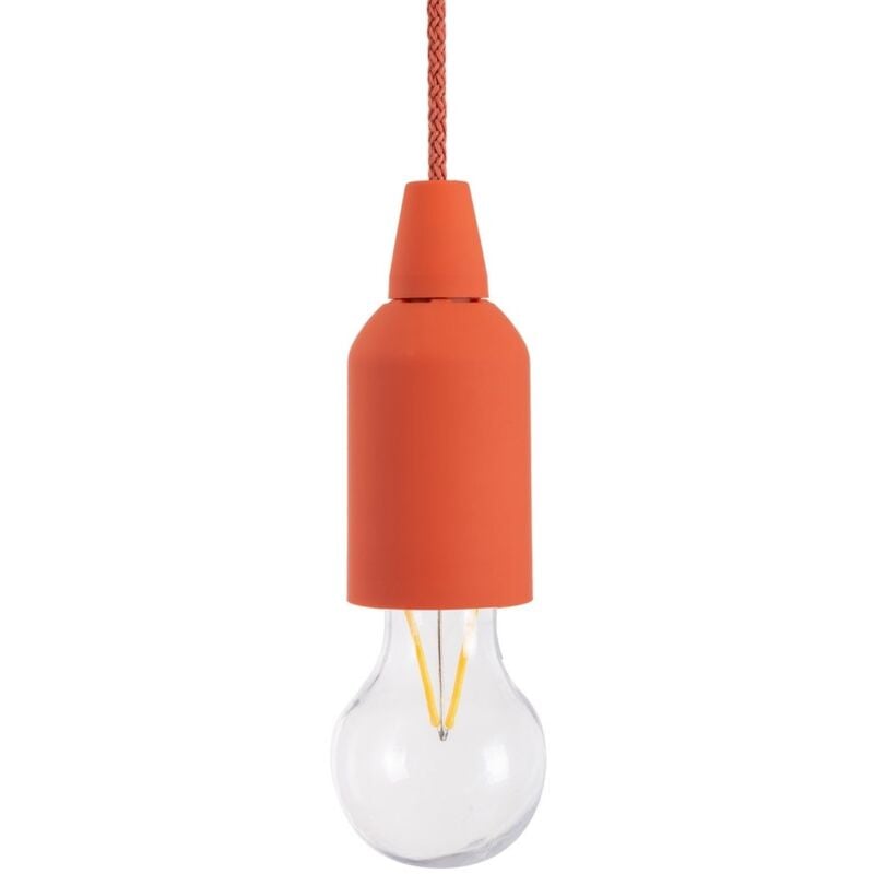 

Lámpara exterior de techo colgante con luz led terracota de16 cm