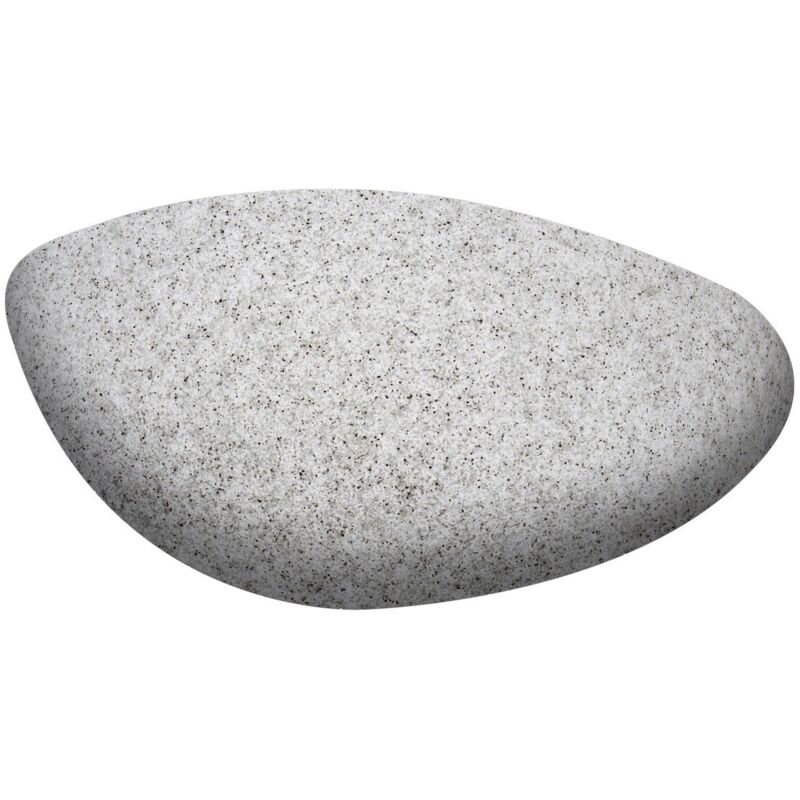 

Lámpara exterior efecto piedra de plástico HDPE gris de 63x38x19 cm