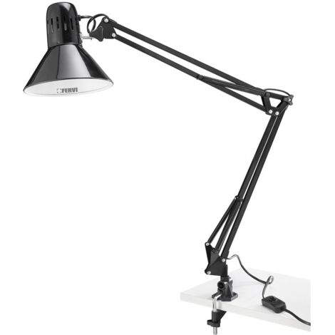 LAMPARA FLEXIBLE MESA ARTICULADA MORDAZA FERVI 0343