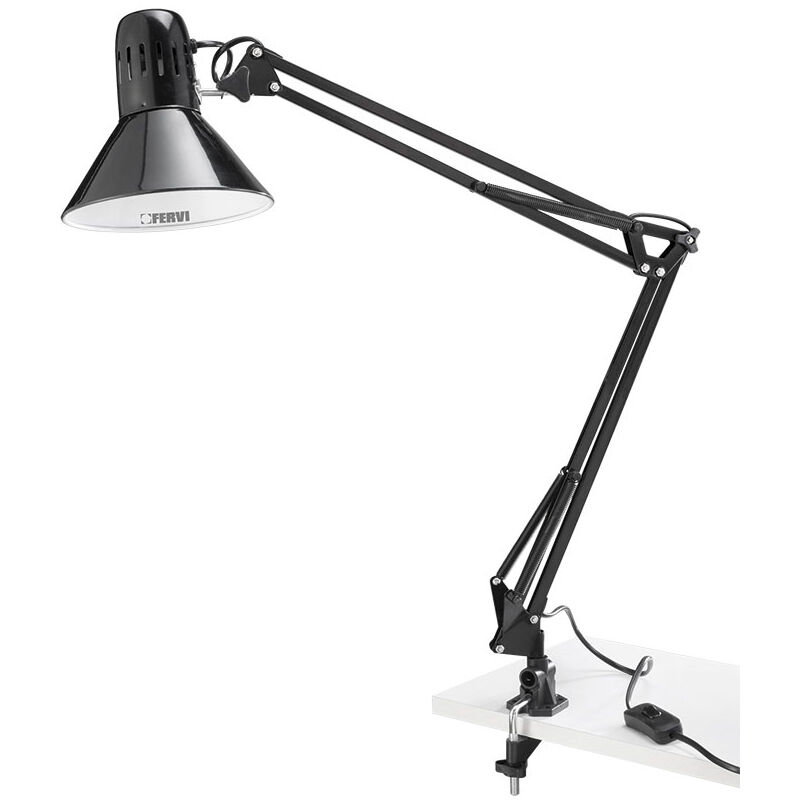 

LAMPARA FLEXIBLE MESA ARTICULADA MORDAZA 0366 - Fervi