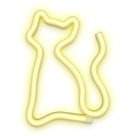 Lampara forever neon led light cat