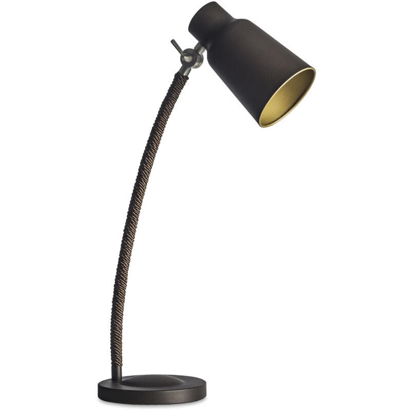 Leds-c4 - LEDS·C4 Funk - Lámpara de Mesa Vintage E27 Marrón