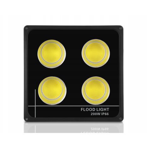 LÁMPARA HALÓGENA LED diodo 200W 18000 LM PROYECTOR