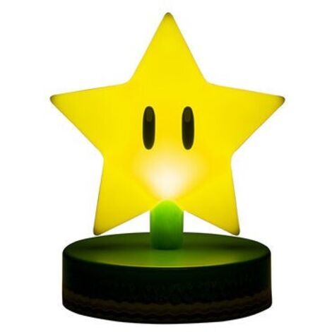 LÁMPARA ICONS ESTRELLA SUPER MARIO 12 CM PALADONE REDSTRING PP6361NNV2