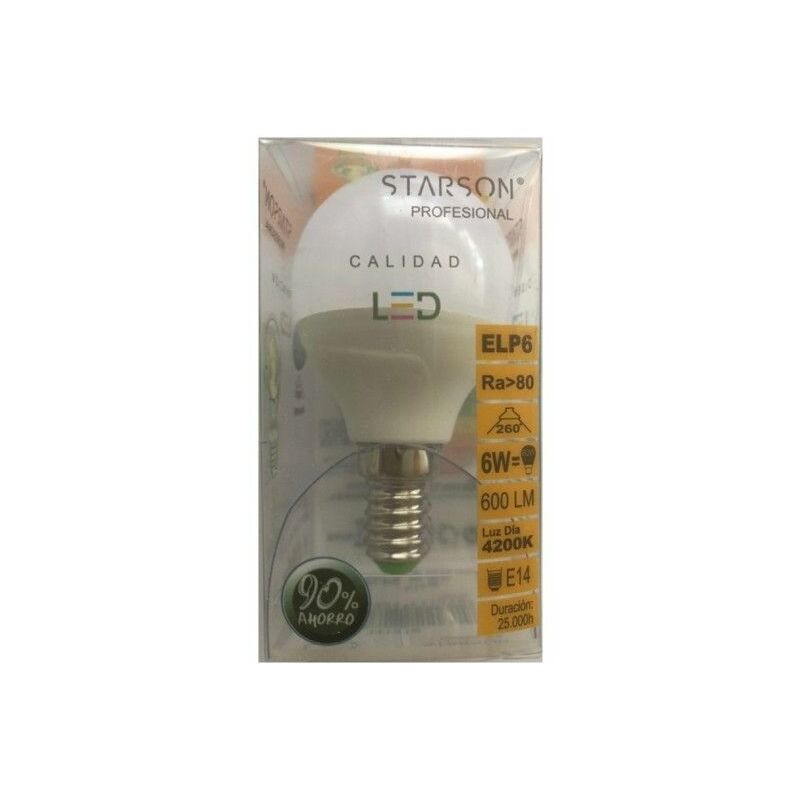 

Lampara Iluminacion Led Seg E14 6W 600Lm 4200K - Starson