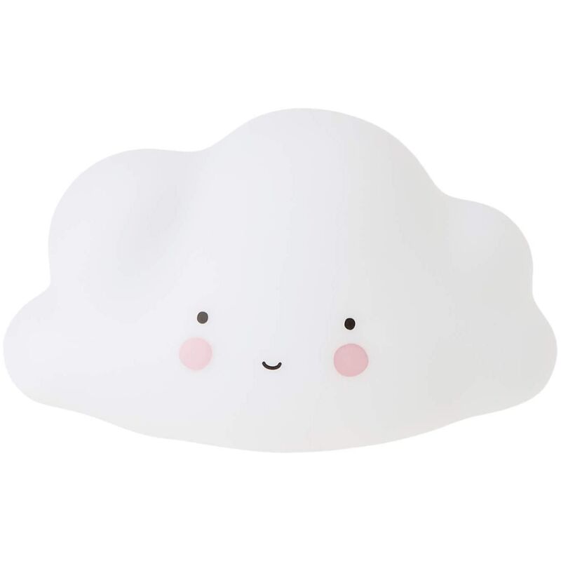 

Lampara infantil quitamiedos nube rosa luz noche bebes 16.5 x 9 x 10.5 cm